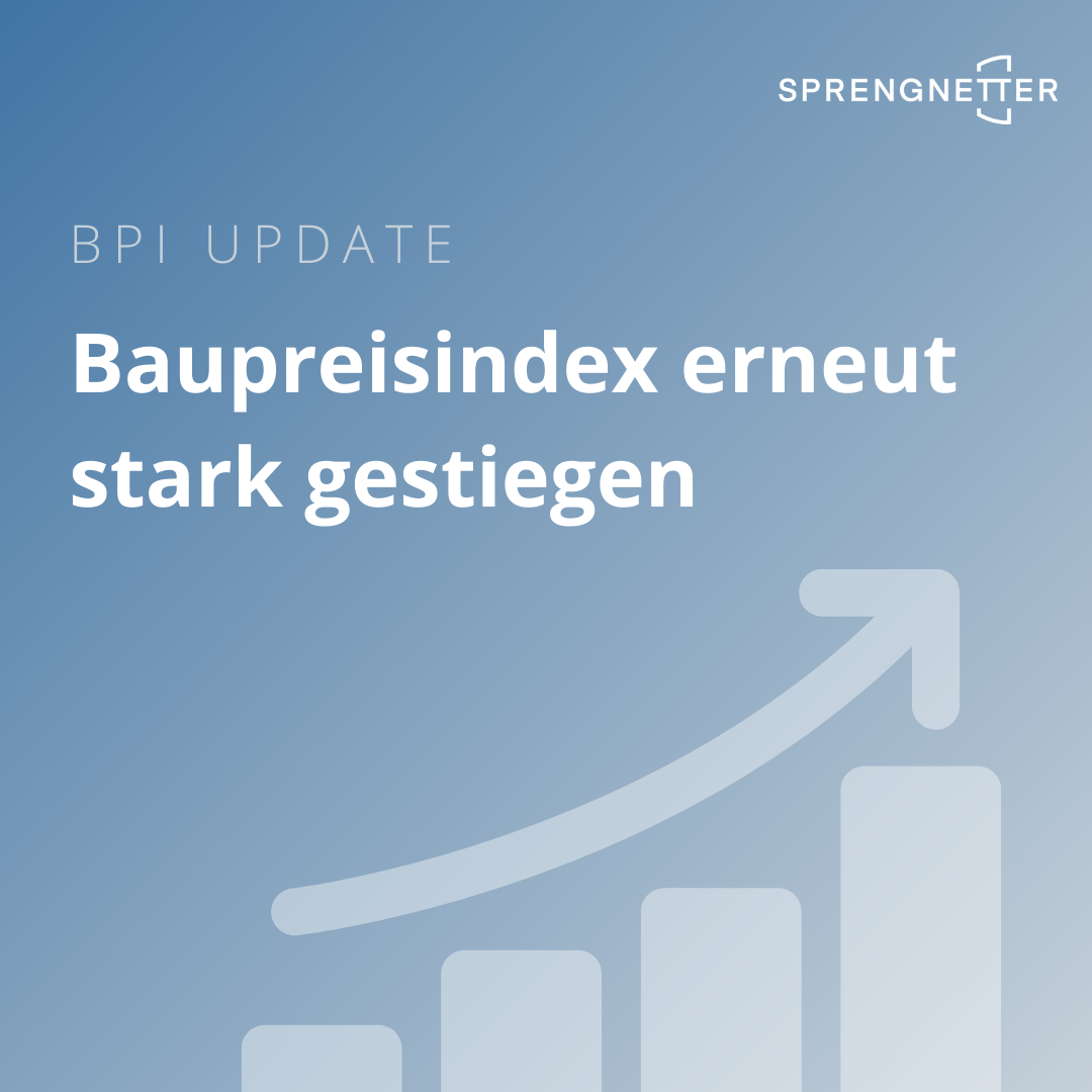 Baupreisindex erneut stark gestiegen