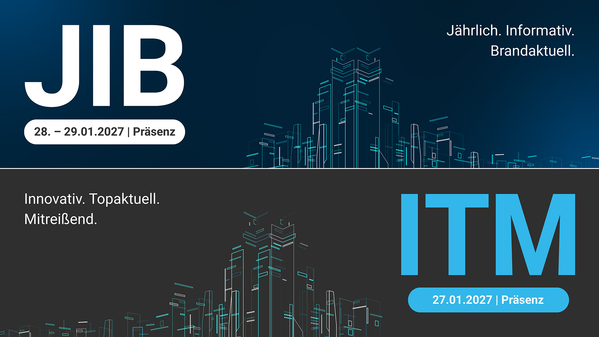 Kombi-Ticket für InnovationsTagung für Makler & Jahreskongress Immobilienbewertung 2027