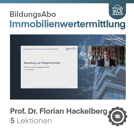 Bewertung von Pflegeimmobilien (VIDEO-Kurs) Bewertung von Pflegeimmobilien (VIDEO-Kurs)