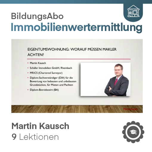 Eigentumswohnung - Worauf müssen Makler achten (VIDEO-Kurs) Eigentumswohnung - Worauf müssen Makler achten (VIDEO-Kurs)