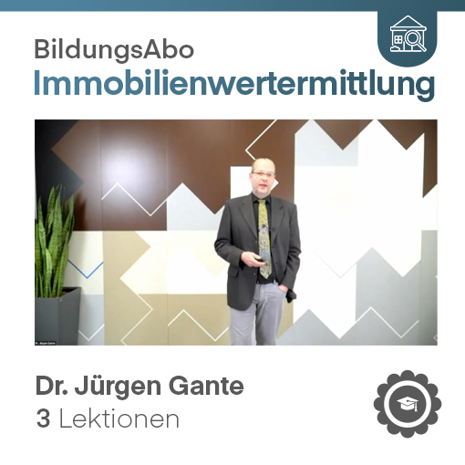 Überprüfung von Marktdaten am Beispiel Sachwertfaktoren (VIDEO-Kurs)  Überprüfung von Marktdaten am Beispiel Sachwertfaktoren (VIDEO-Kurs)