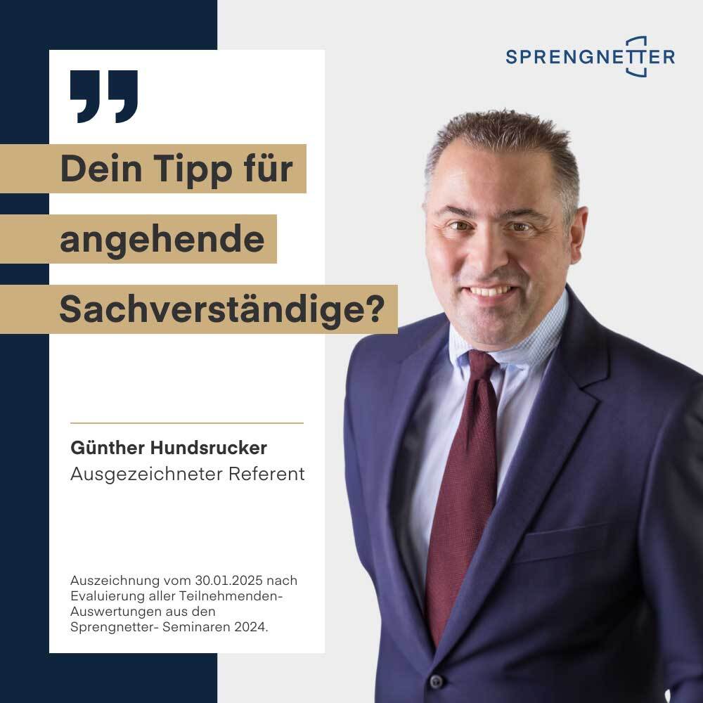 Exzellente Lehre verdient Anerkennung: Referent Günther Hundsrucker im Portrait