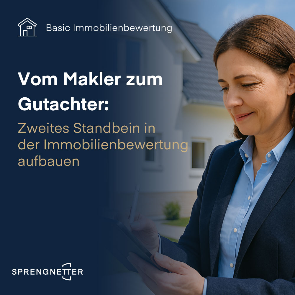 Vom Makler zum Gutachter: Wie baue ich ein zweites Standbein in der Immobilienbewertung auf?
