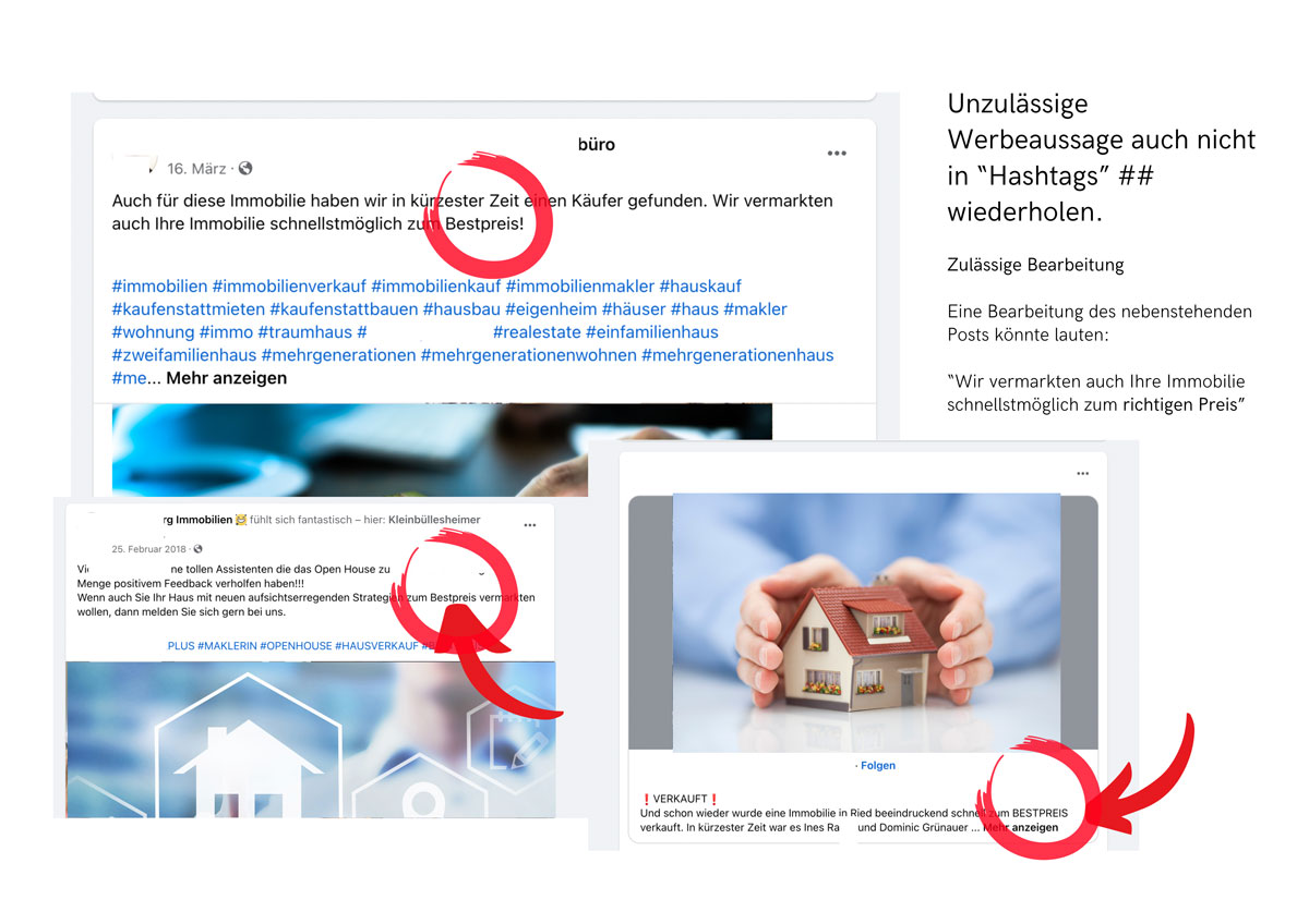 Werbung in Immobilienunternehmen