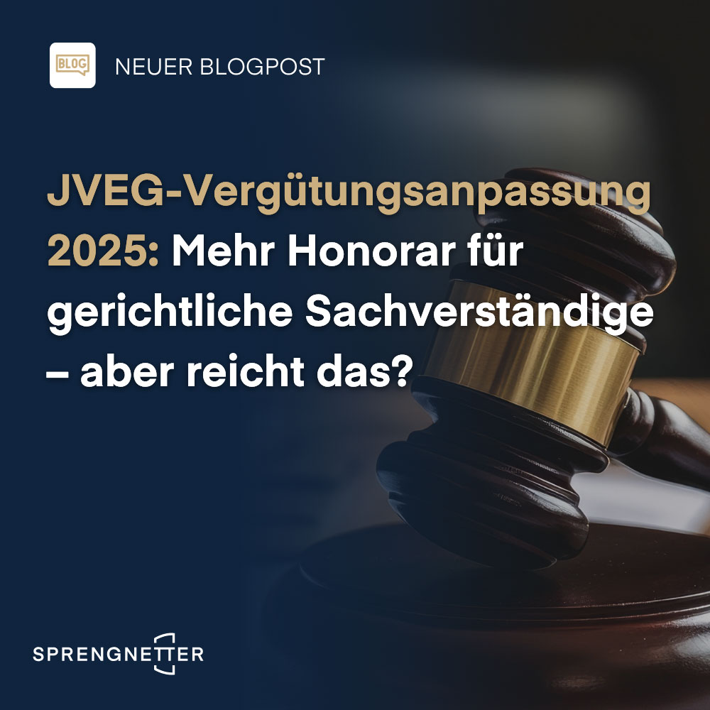 JVEG-Vergütungsanpassung 2025: Mehr Honorar für gerichtliche Sachverständige – aber reicht das?
