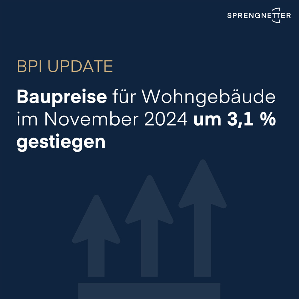 Baupreise für Wohngebäude im November 2024 um 3,1 % gestiegen