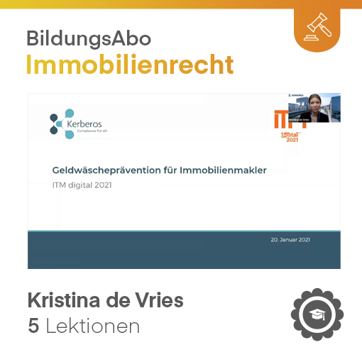 Geldwäscheprävention im Immobiliensektor - Kristina de Vries