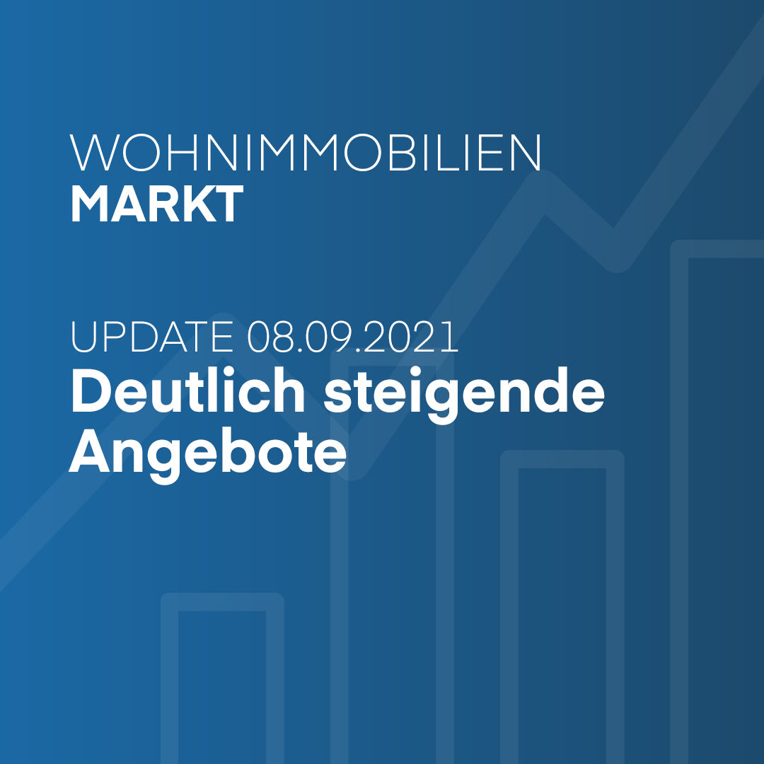 Wohnimmobilienmarkt Kauf / Miete: deutlich steigende Angebote
