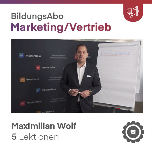 Immobilienakquise | In vier Wochen zum Erfolg (Video-Kurs) Immobilienakquise | In vier Wochen zum Erfolg (Video-Kurs)
