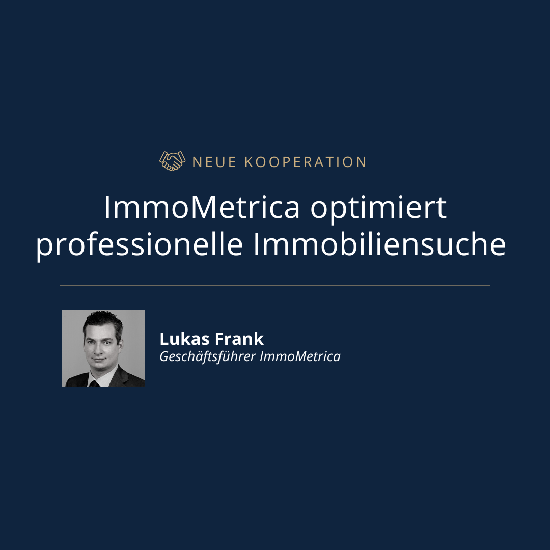Kooperation mit Sprengnetter: ImmoMetrica optimiert professionelle Immobiliensuche
