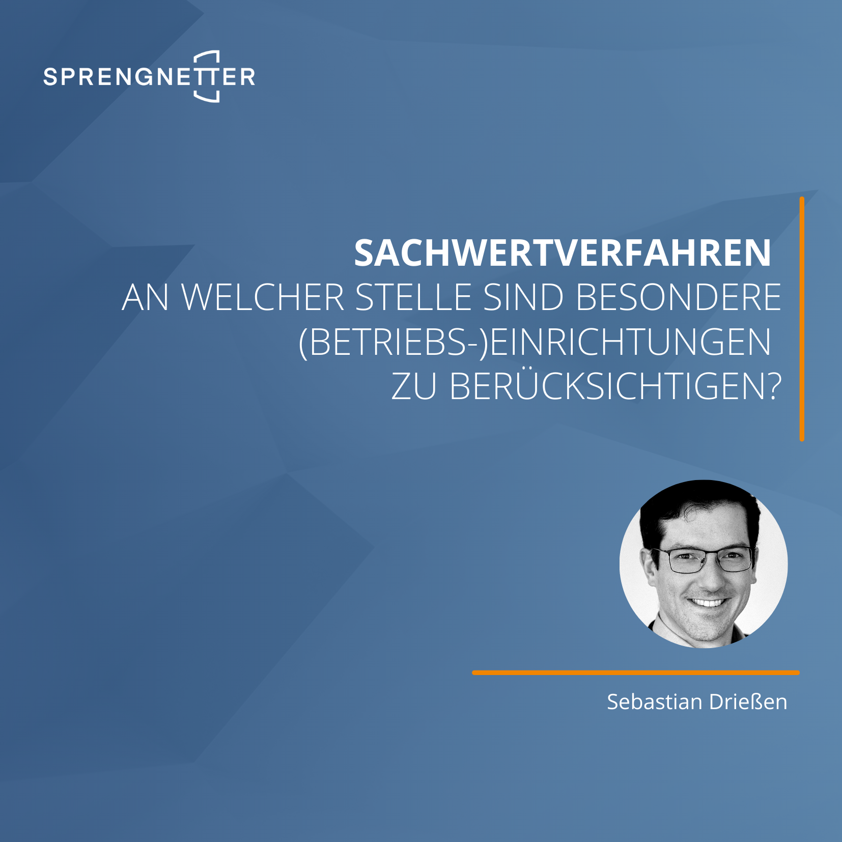 An welcher Stelle im Sachwertverfahren sind besondere (Betriebs-)Einrichtungen zu berücksichtigen?
