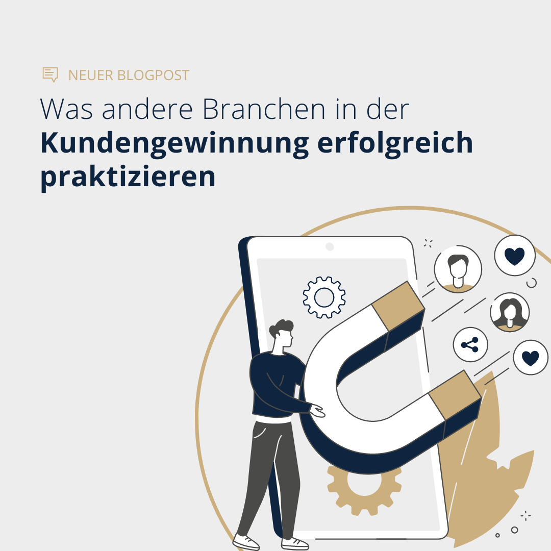 Artikel zum digiKonREAL-Vortrag: Was andere Branchen in der Kundengewinnung erfolgreich praktizieren