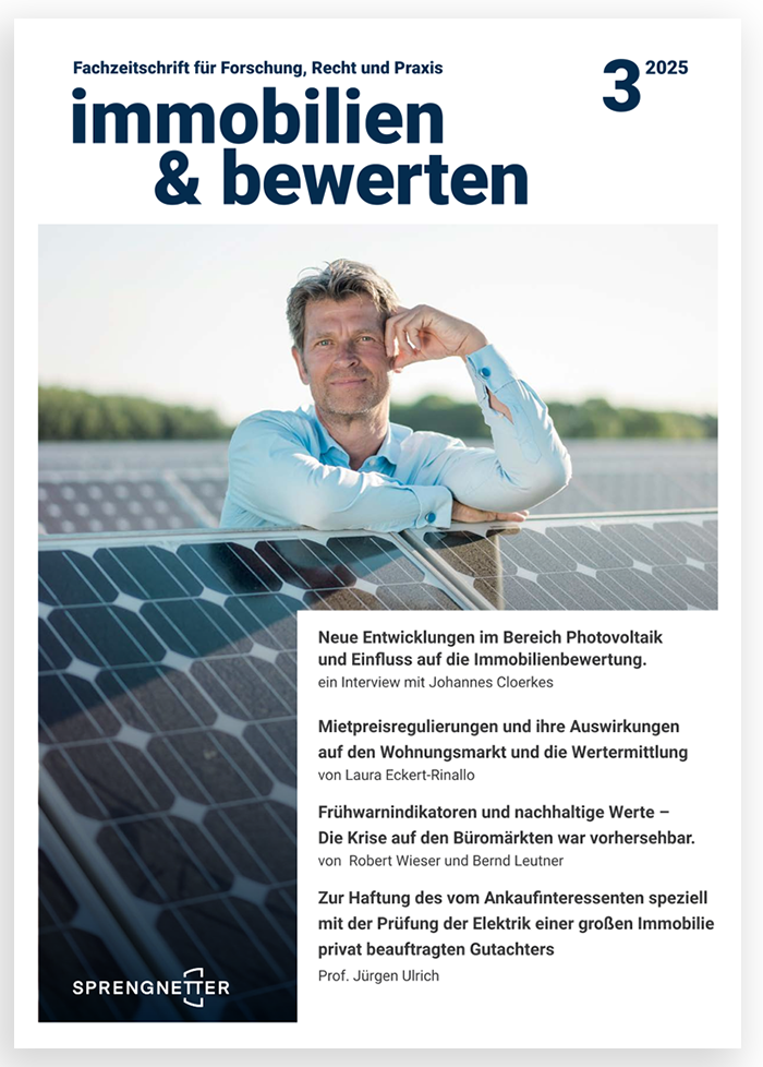immobilien & bewerten 2025 (Ausgabe 03) immobilien & bewerten 2025 (Ausgabe 03)