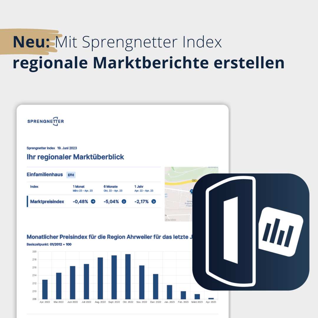 Neu: Mit Sprengnetter Index regionale Marktberichte erstellen