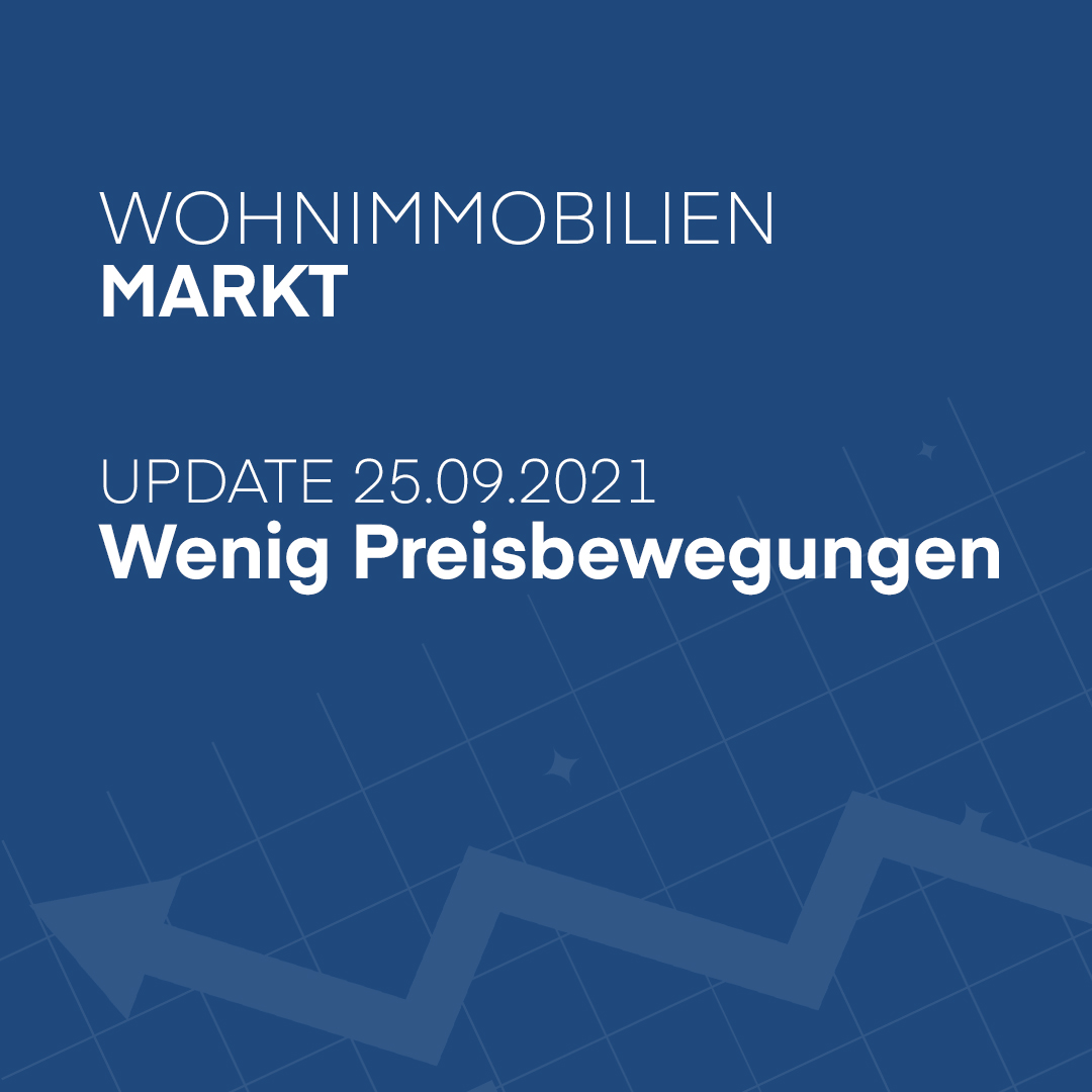Wenig Preisbewegungen auf dem deutschen Wohnimmobilienmarkt