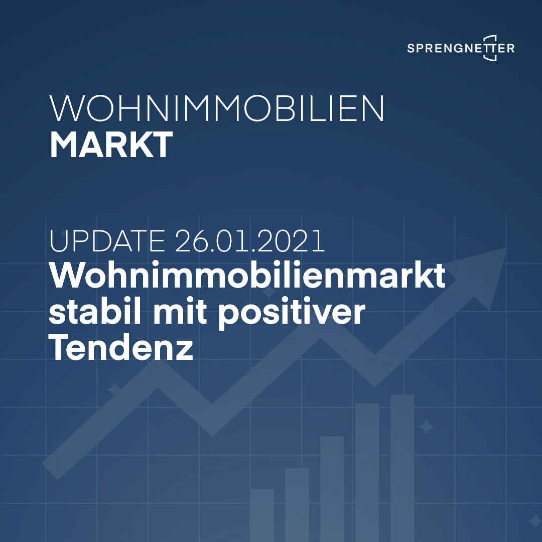 Wohnimmobilienmarkt stabil mit positiver Tendenz