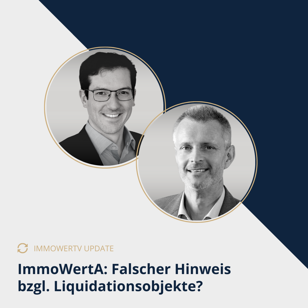 ImmoWertA: Falscher Hinweis bzgl. Liquidationsobjekte?