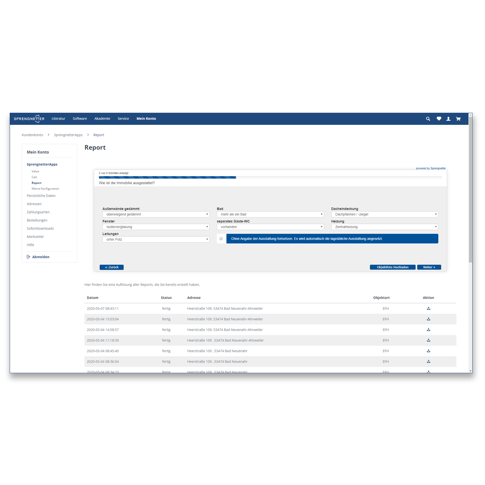 Report – Software für Marktanalysen