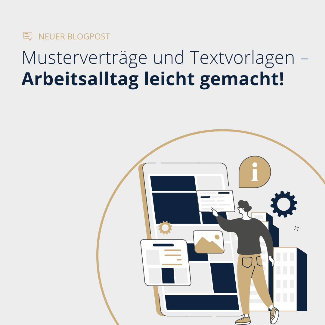 Ringen Sie nicht nach Worten! Musterverträge und Textvorlagen erleichtern Ihr Tagesgeschäft