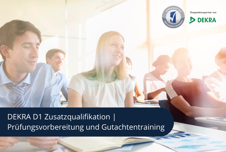 DEKRA D1 Zusatzqualifikation | Prüfungsvorbereitung und Gutachtentraining DEKRA D1 Zusatzqualifikation | Prüfungsvorbereitung und Gutachtentraining