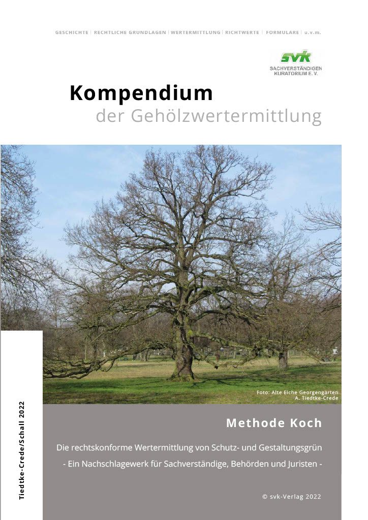 Kompendium der Gehölzwertermittlung – Methode Koch (1. Auflage) - 2022