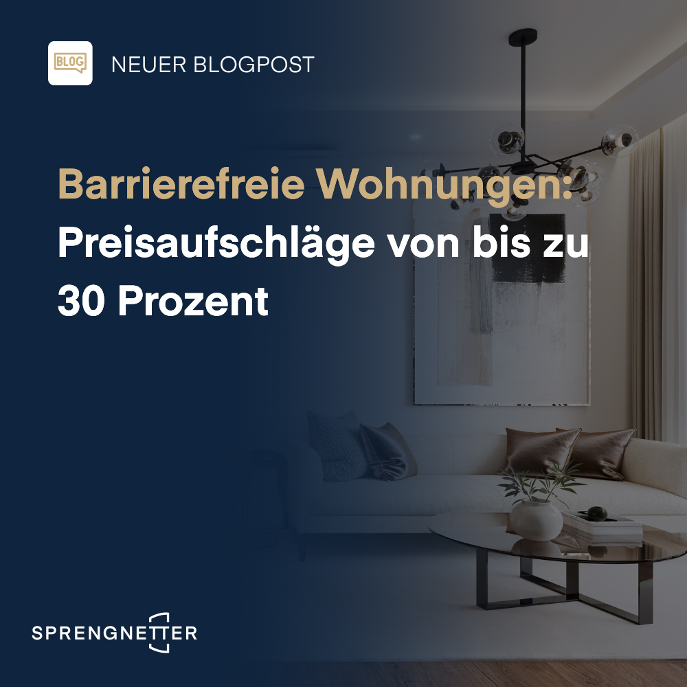 Barrierefreie Wohnungen: Preisaufschläge von bis zu 30 Prozent
