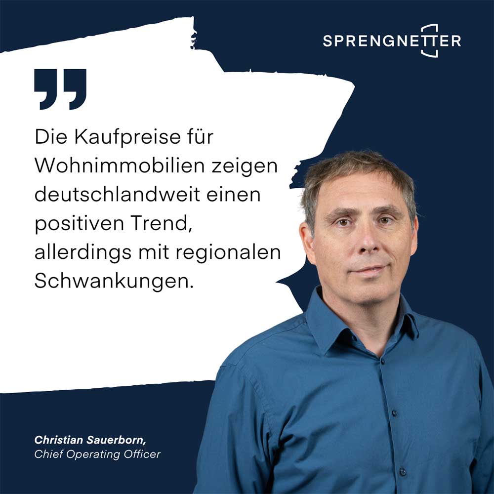 Wohnimmobilien: Kaufpreis-Analyse Oktober 2024 – Aufwärtstrend setzt sich fort mit regionalen Nuancen