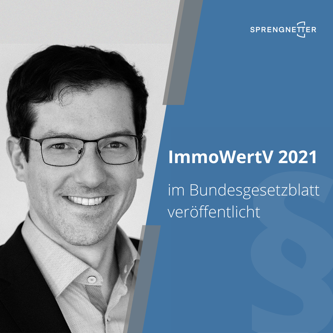 ImmoWertV 2021 im Bundesgesetzblatt veröffentlicht