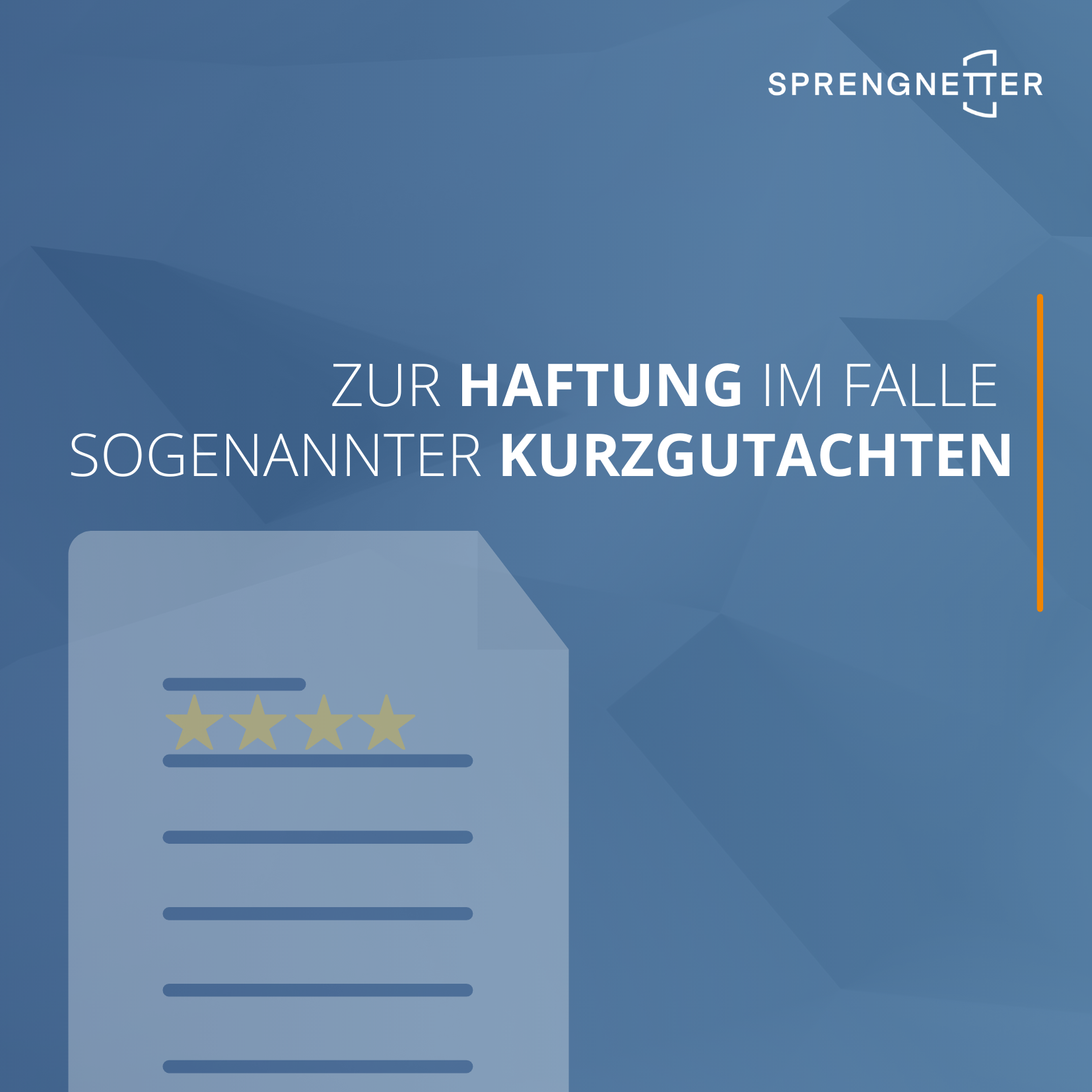 Zur Haftung im Falle sogenannter Kurzgutachten