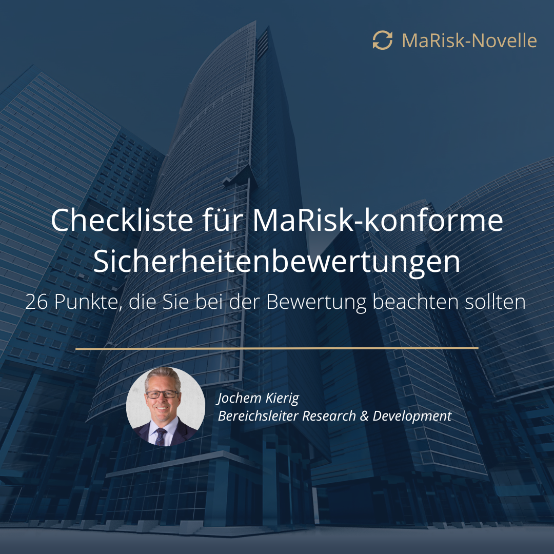 Checkliste für MaRisk-konforme Sicherheitenbewertungen