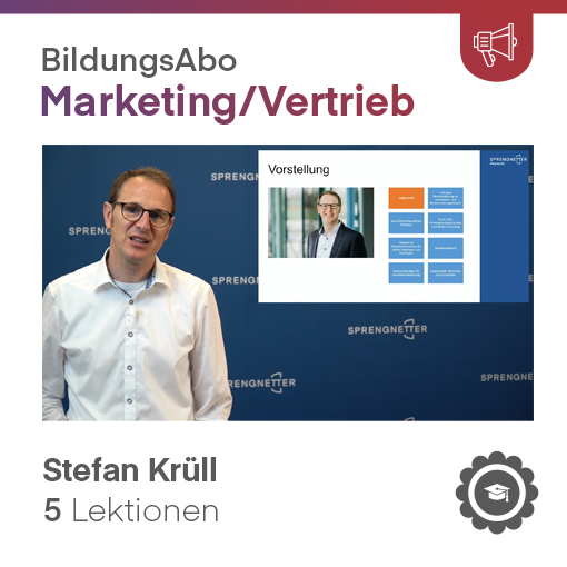 Immobilienakquise: Vorbereitung, Durchführung und Nachbereitung von Akquiseterminen (VIDEO-Kurs) Immobilienakquise: Vorbereitung, Durchführung und Nachbereitung von Akquiseterminen (VIDEO-Kurs)