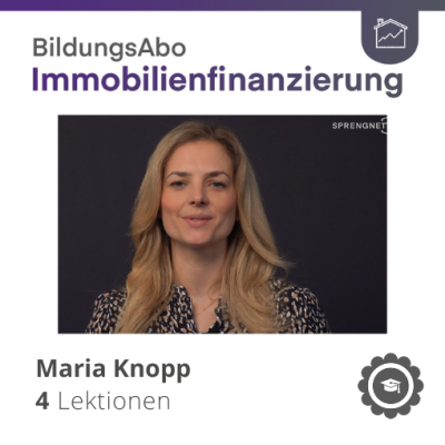 Immobilienmarkt, Immobilienpreise und Zinsentwicklung - Maria Knopp